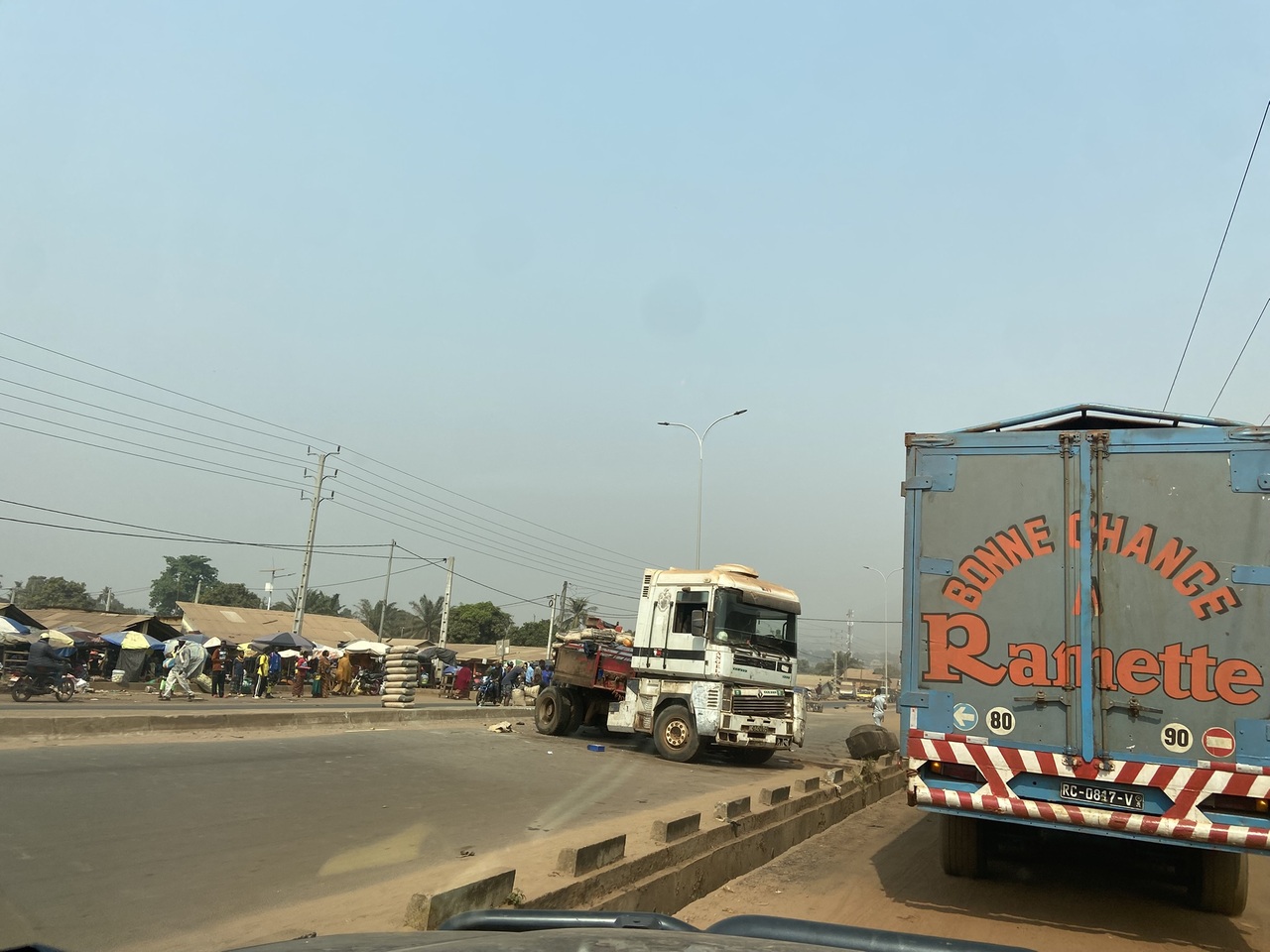 Ongeval in Conakry, Guinee Ongeval in Conakry, Guinee