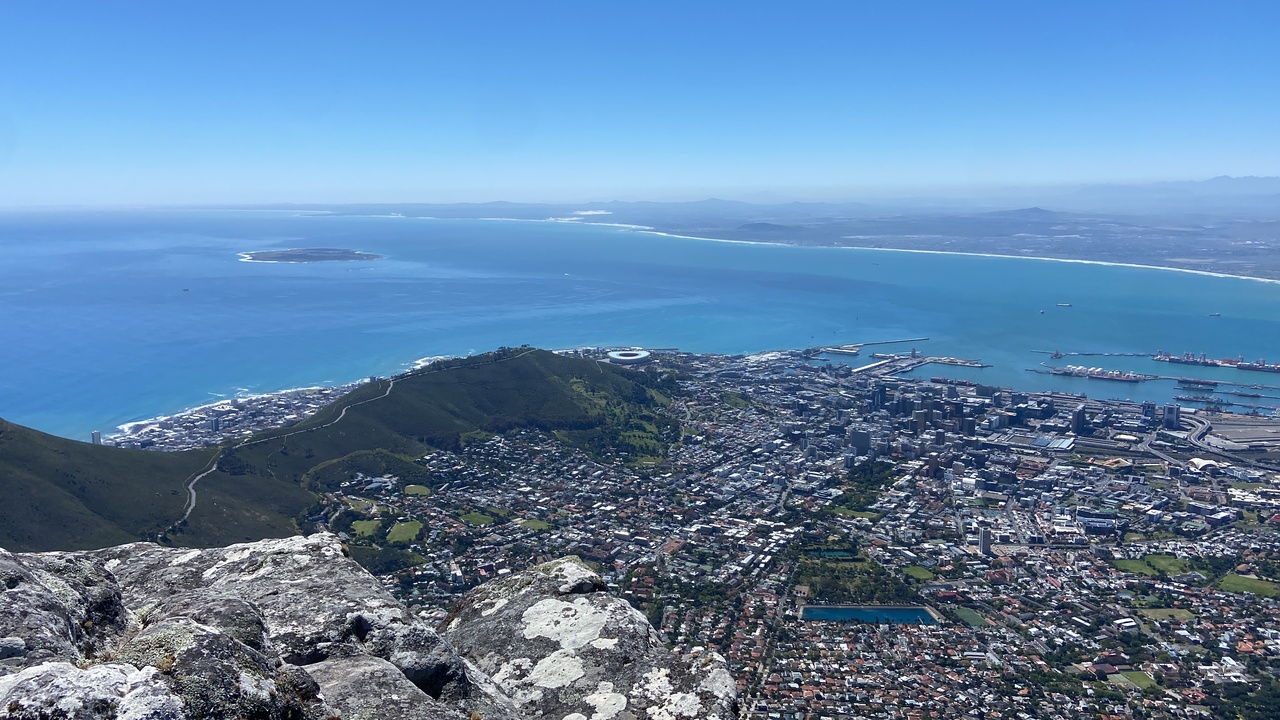 Uitzicht op Kaapstad