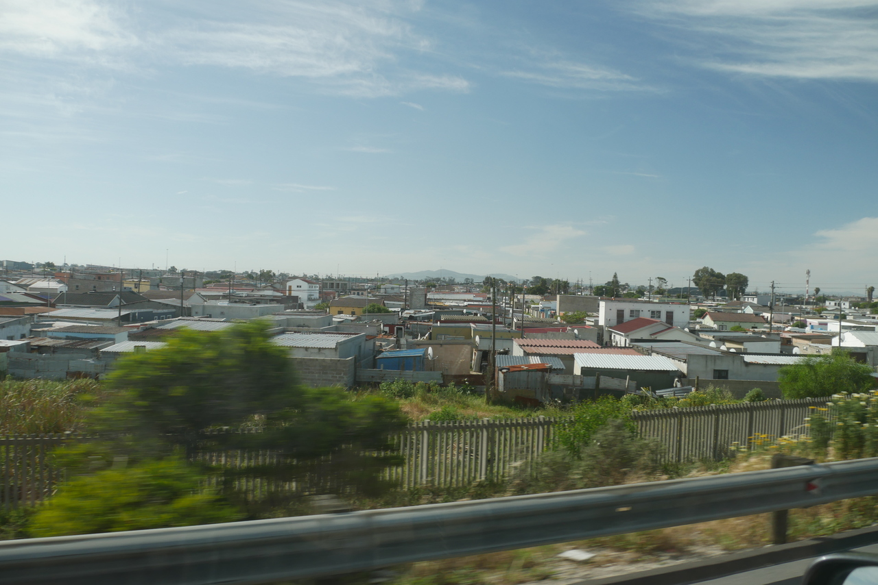 Krottenwijken in Kaapstad