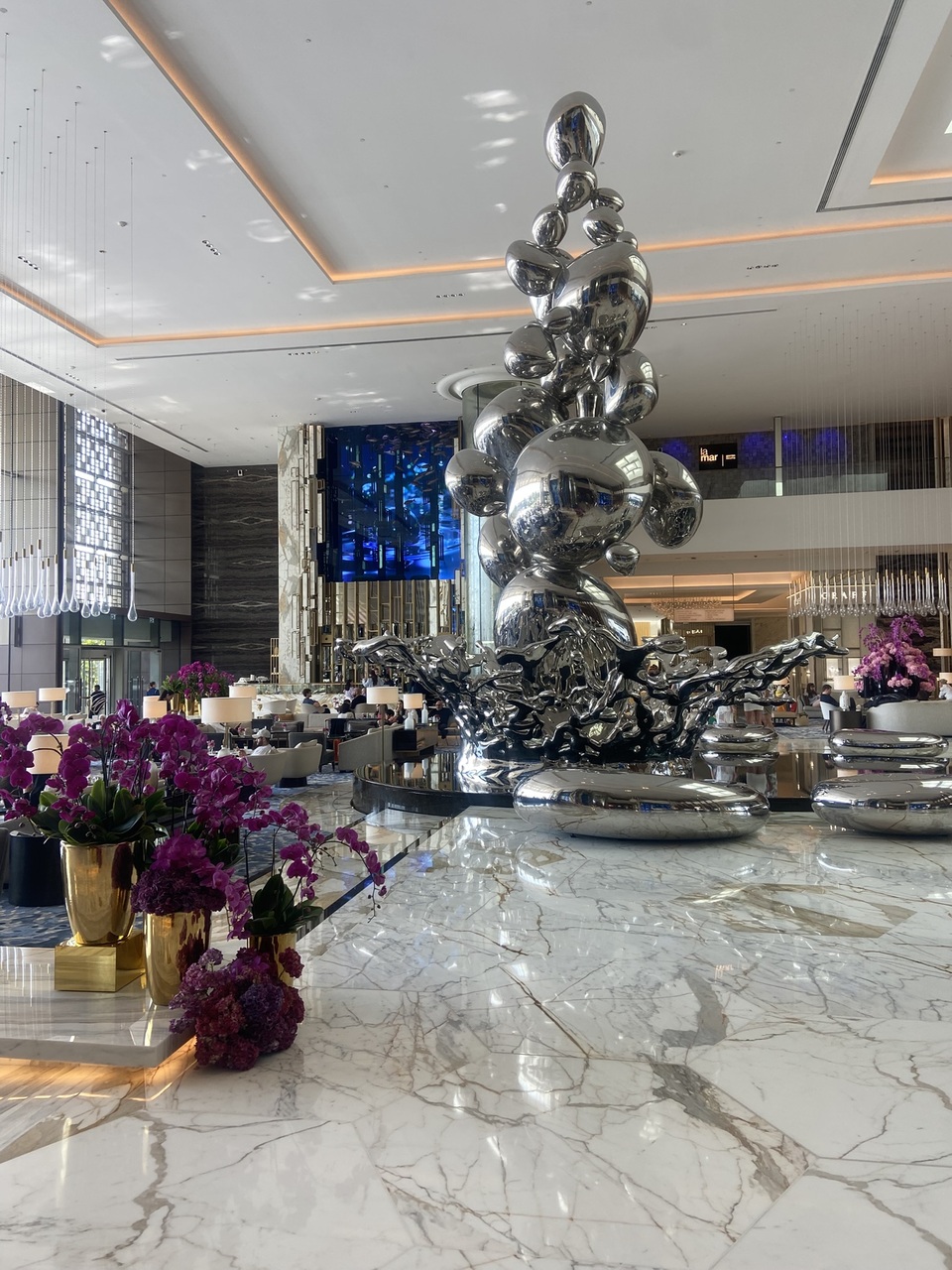 Lobby van het Atlantis hotel